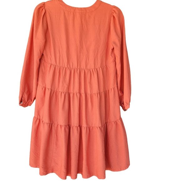 Maeve Dresses Maeve By Anthropologie Amber Tiered Ruffle Tunic Dress Sz XS - Picture 2 of 15